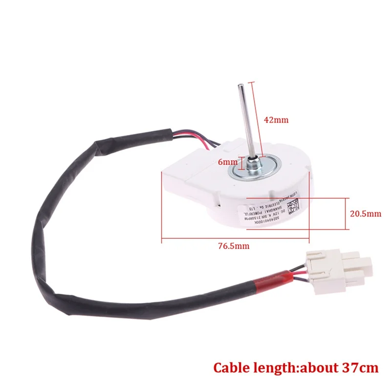 50240401000 محرك مروحة الثلاجة K لمعدات مرفق الثلاجة ميديا محرك مروحة التجميد DC12V 4.5W