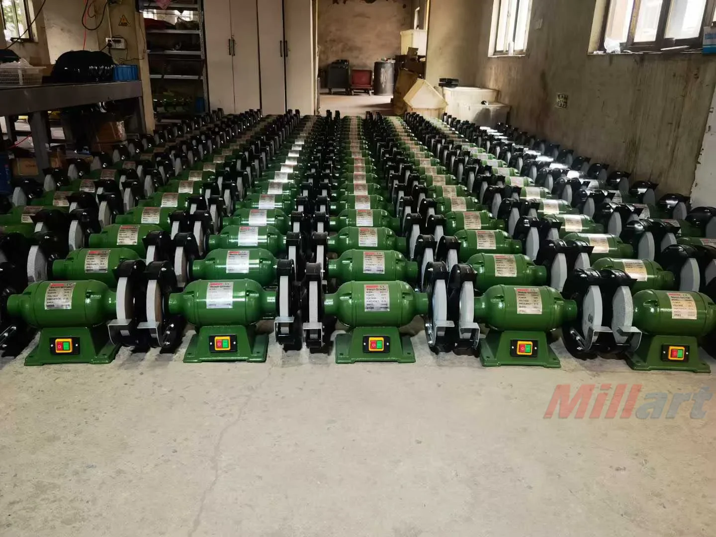 Hot Sale MQD32125 Mini Grinding Machine Pedestal Grinding  Bench Grinder Machine with Pure Copper Wire Motor