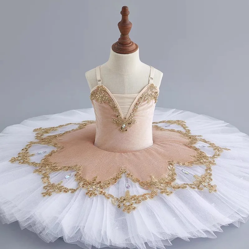 

Children's Ballet Dress Practice Skirt Sleeping Beauty Children's Stage Performance Costume One-piece Performance Suit