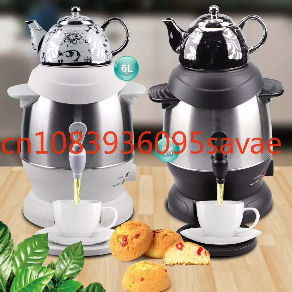 European Standard Household Double-Layer Stainless Steel Kettle Turkey Teapot Sets Large Capacity Insulation Long Mouth Switch