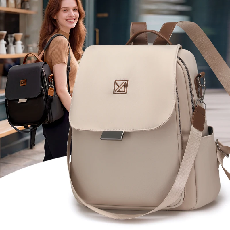 

Fashion Women Backpack Waterproof Nylon School Bag for Girls Casual Travel Shoulder Bag Female Large Capacity Daypack Mochila
