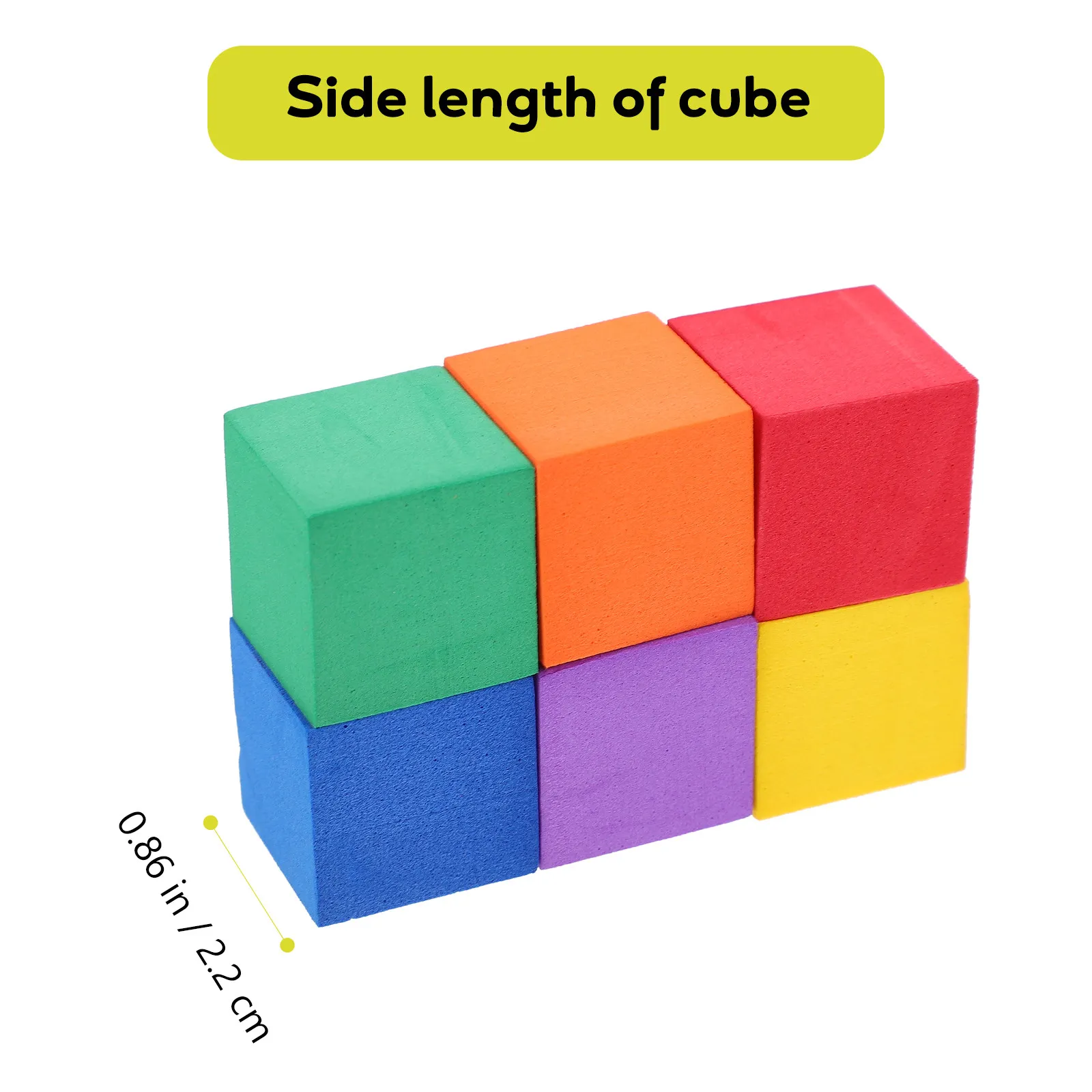 102Pcs Geometric Cube Building Blocks Smooth Educational Stacking Toy for Kids Shape Recognition