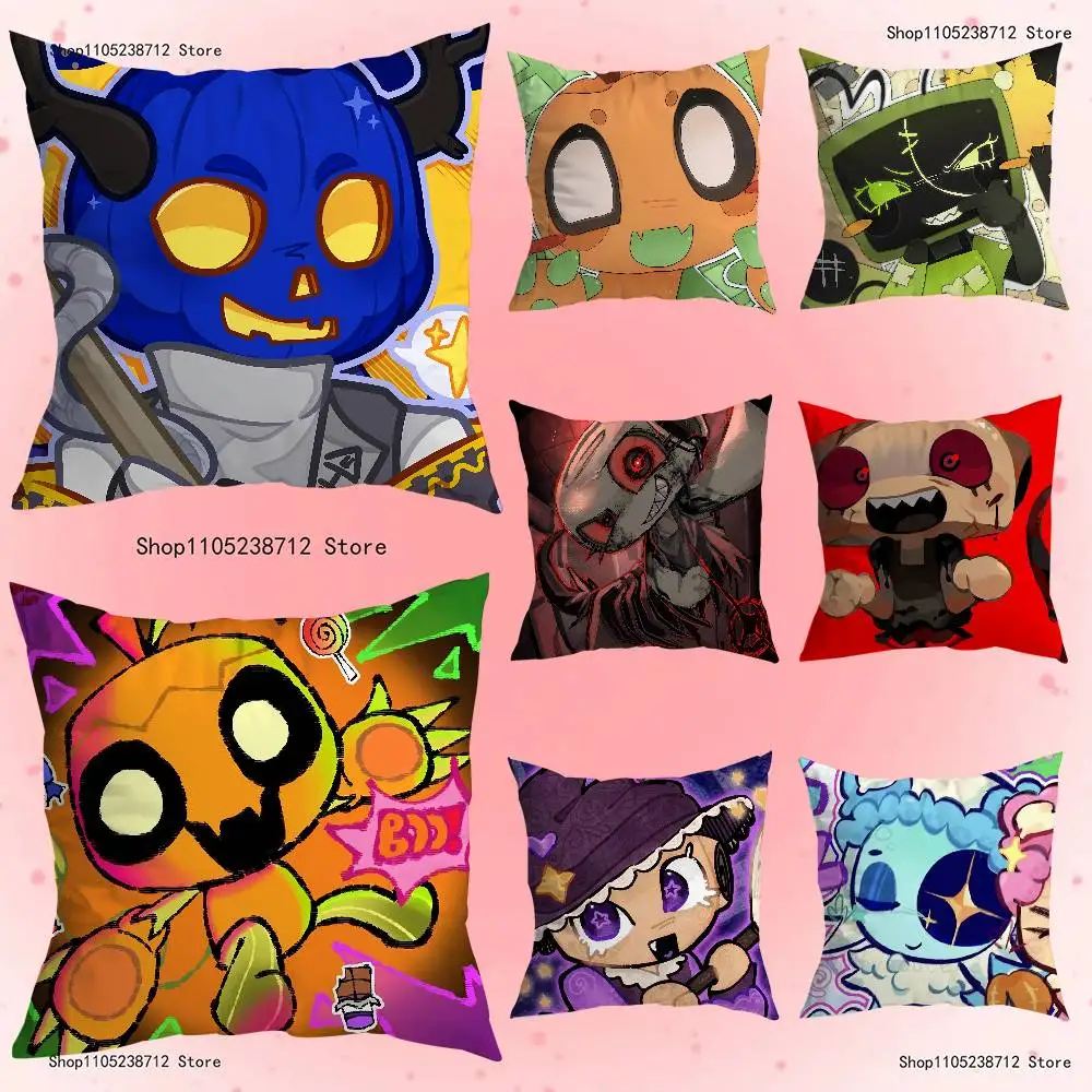 

Cute Funny D-Dandys Horror Game W-Worlds Pillow Case Cushion Cover Home Decor Birthday Gift Pillowcover