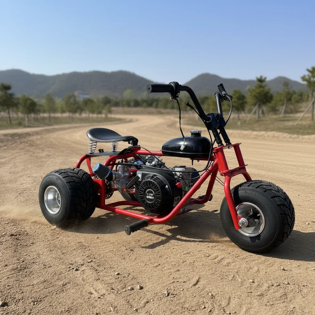 

3 Wheel Gas Off-Road Go Kart Disc Brake 4 Stroke 5-inch Tires Chain Drive 212CC Engine 60km/h For Drift Recreational Rent Sale