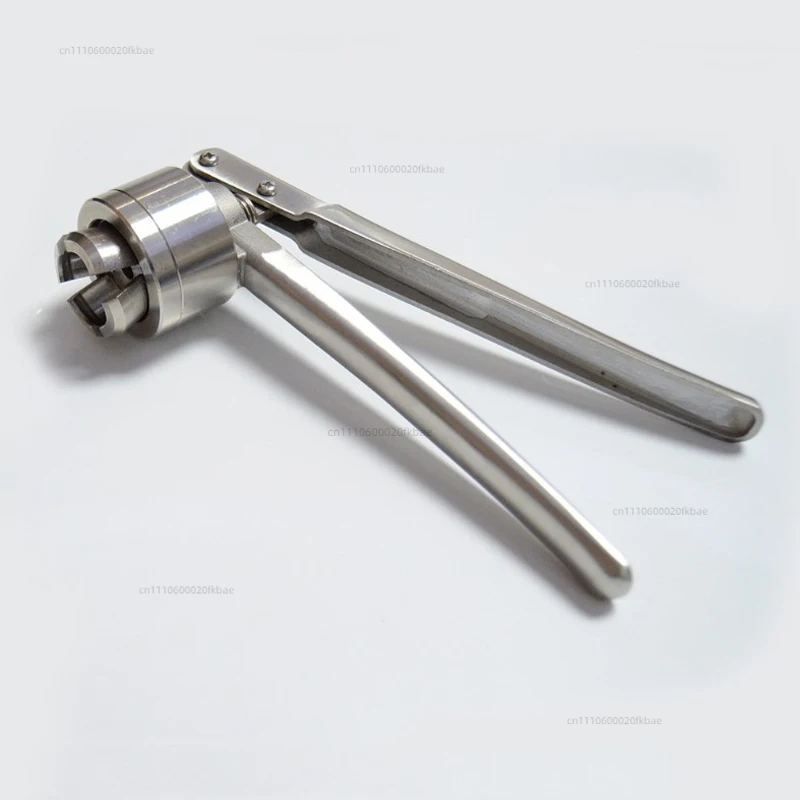 Sertisseuse manuelle pour flacons, en acier inoxydable, pour capsules à clapet, machine de scellage manuelle, argentée 13-20 mm, divers modèles