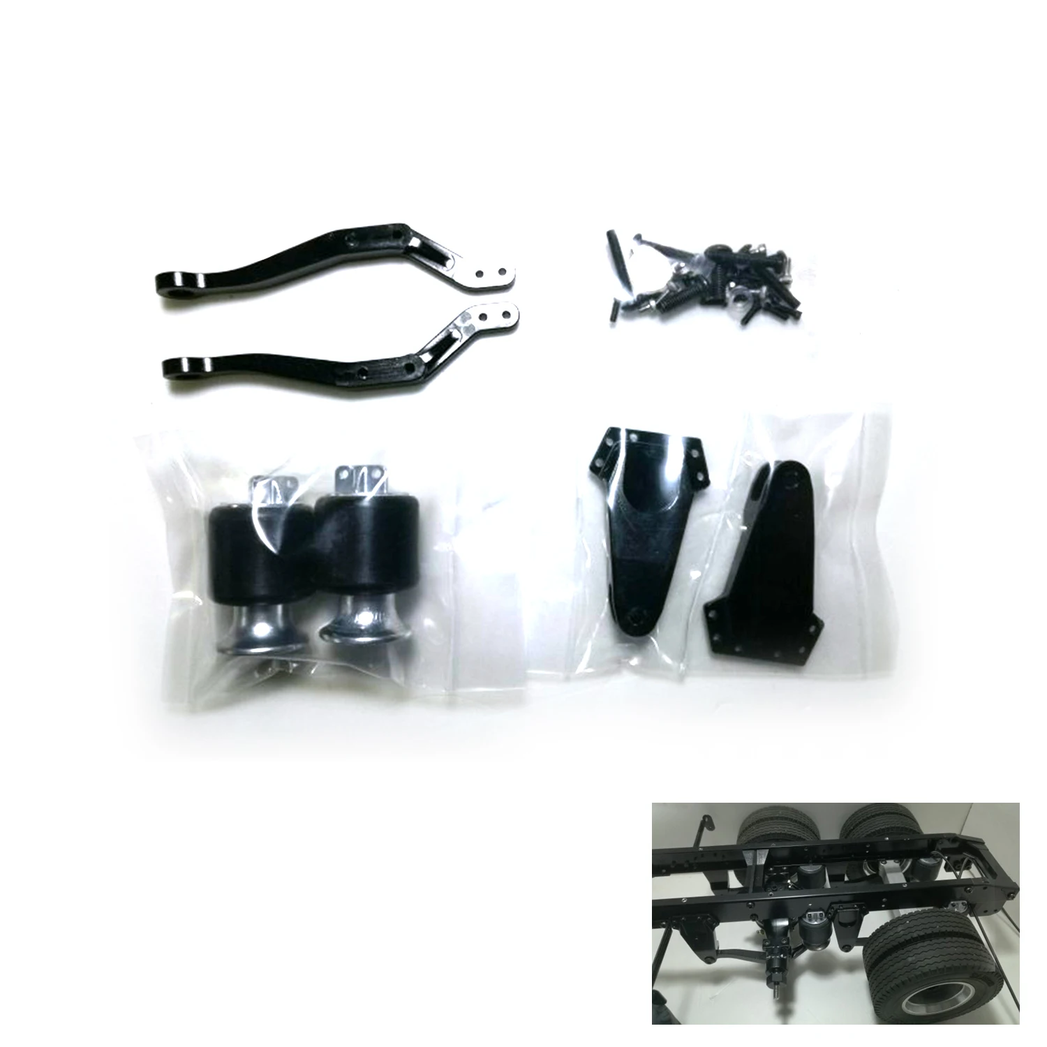 Degree Air Bag Suspension For Tamiyaya 1/14 56335 Man RC Tractor Truck Car Model Th20245-Smt8