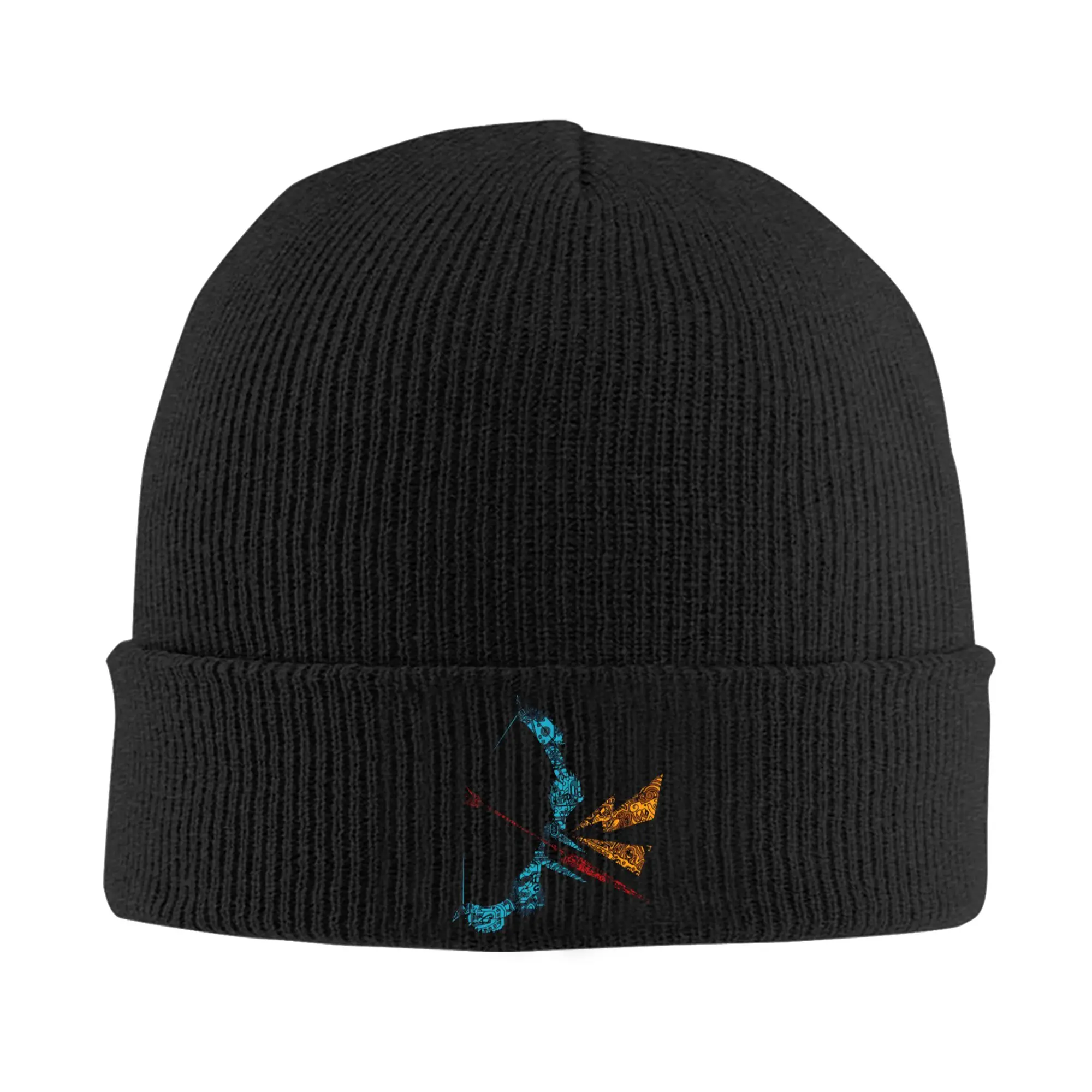 Unisex Beanie Monster Hunter Bow  Merch Winter Warm Knitting Skull Cap  Bonnet Hats
