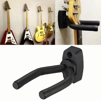 Miwayer Wall Mount Guitar Hook – 1/2/5/10pcs, Metal Core + ABS, Anti-Scratch EVA Padding,