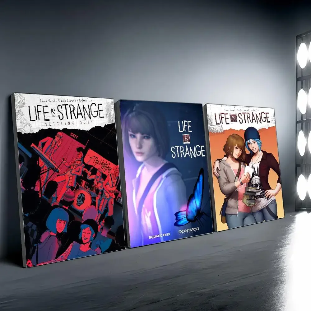 L-Life is Strange Game Painting Calligraphy Modern Canvas Wall Art for Bedroom & Living Room | Home Decor Gift