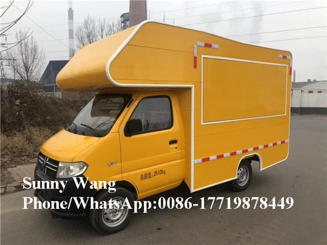 Harga pabrik OEM keranjang makanan listrik van makanan jalan makanan dapur van makanan