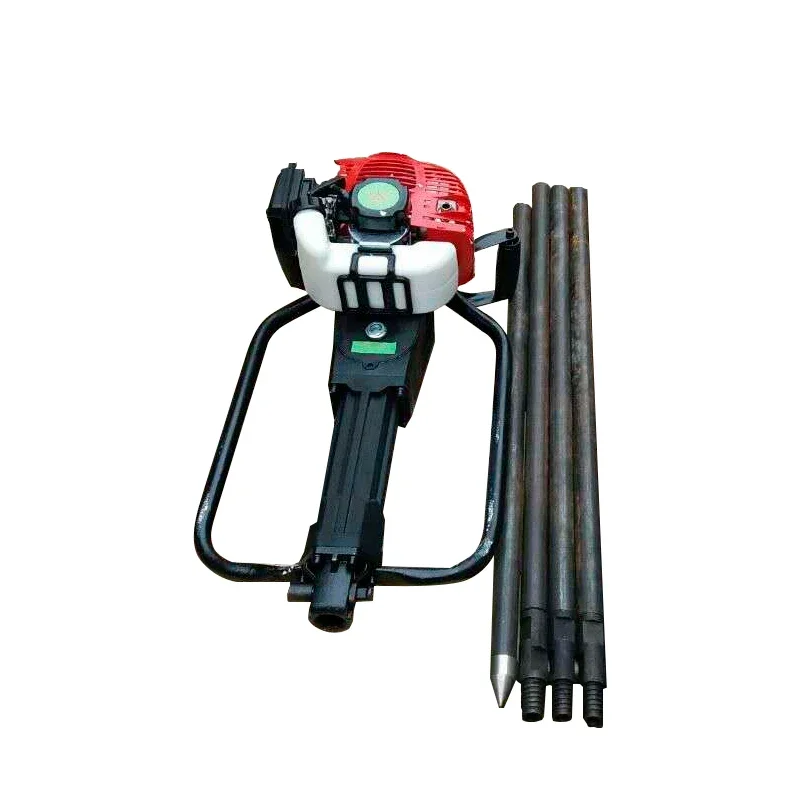 Factory Direct Sale Gasoline Pile Driver Handheld Post Four Stroke Gas-Powered Percussion Drill Post Driver