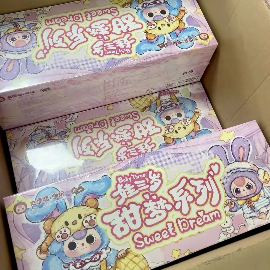 

Новая серия Babythree Sweet Dream, полный набор, глухая коробка, виниловая плюшевая кукла, очаровательный брелок, милое украшение, Рождественский подарок