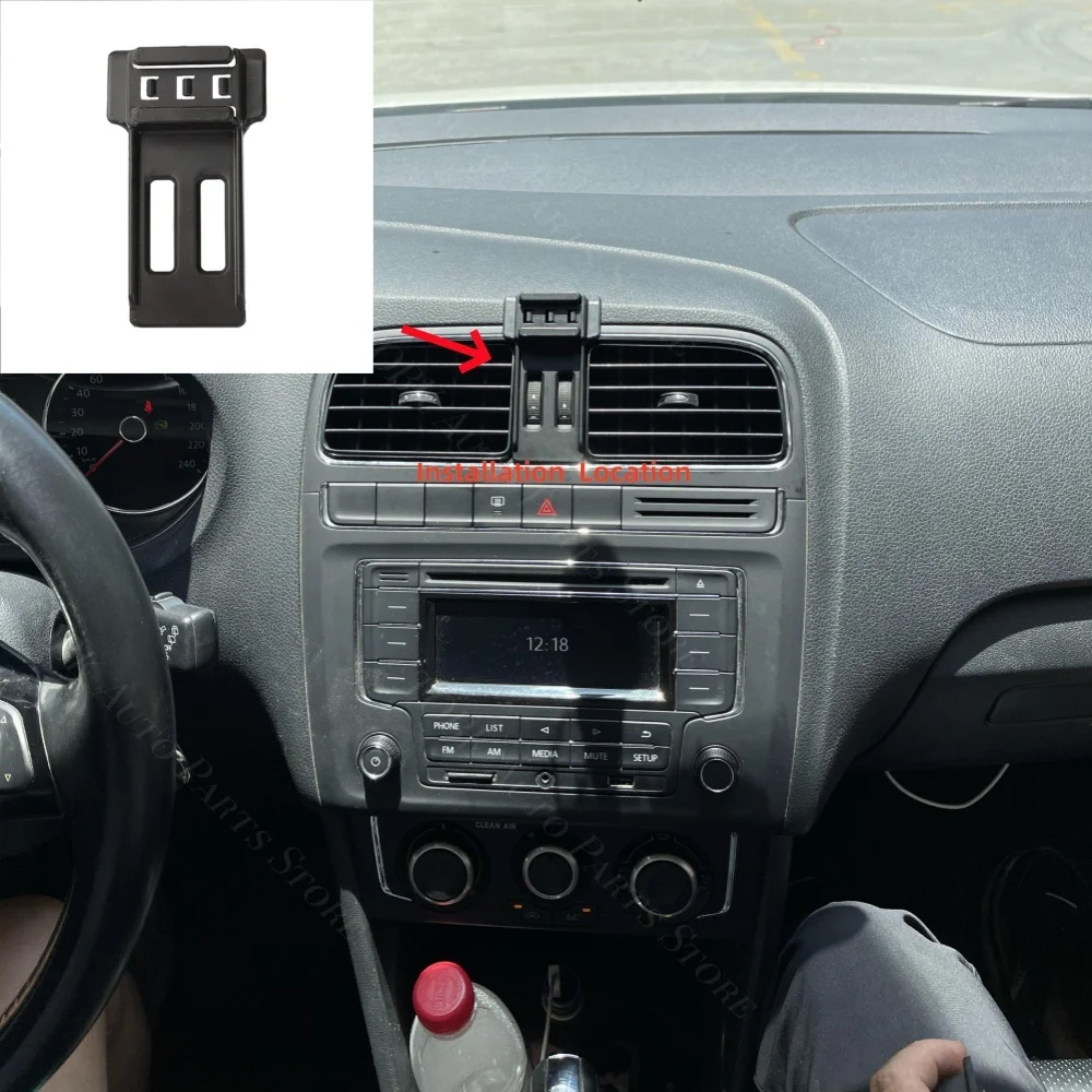 Untuk Volkswagen VW Polo MK5 6R 6C 61 2011-2018 2013 Dudukan Telepon Mobil Dasar Braket Tetap Khusus Aksesori Mobil Pengisi Daya Nirkabel