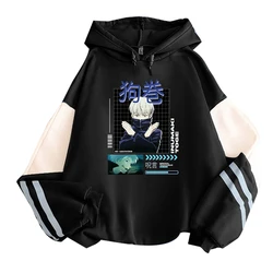 Inumaki Toge Jujutsu Kaisen Hoodies Anime Autumn Winter Cartoon Plus Size Print Graphic Long Sleeves Streetwear Hooded Tops