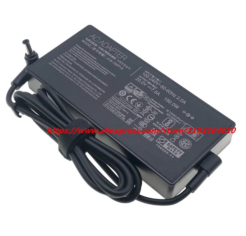Oryginalny zasilacz sieciowy 20V 7.5A 150W do laptopa Asus 6.0*3.7mm ADP-150CH B A18-150P1A Ładowarka FX505 FX505D FX505DU FX505DT FX95G/D