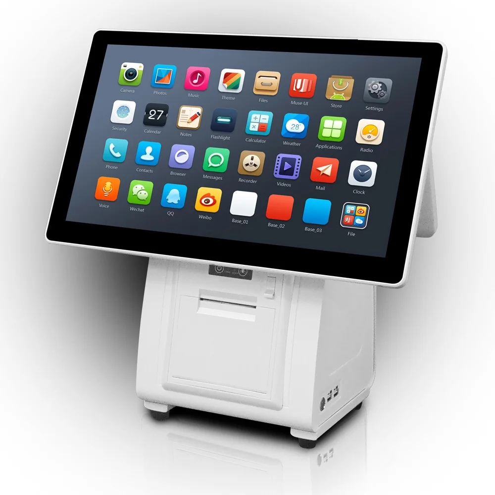 

ATV&UTV15.6-Inch Double Screen Metal Windows 7/10 POS Mini Machine Intel J1900 CPU 1920x1080 Resolution Commercial Use Bluetooth