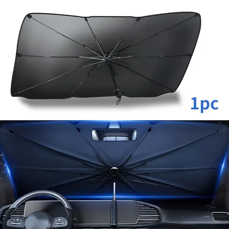 Car Sunshade Umbrella - Front Windshield Sunscreen Heat Insulation Blocking Plate Car Window Shades Car Sunscreen Accessories
