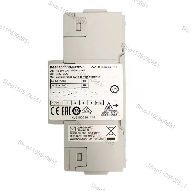 1PC RGS1A60D50MKES275 CARLO GAVAZZI Solid State Relay New Original