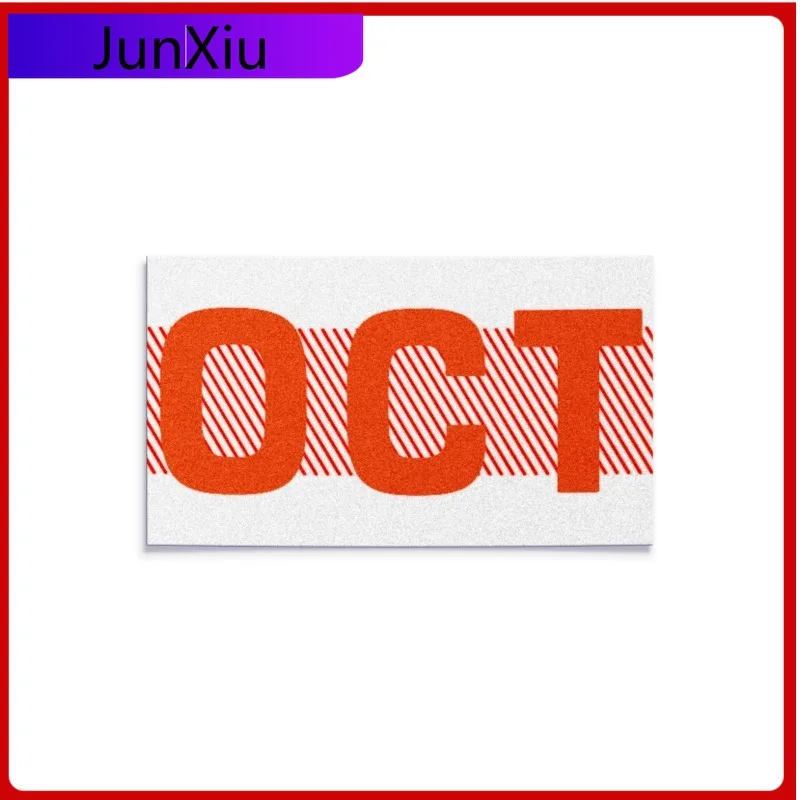 

OCTOBER California License Cute Window Anti Scratch Vinyl Plate RED Month Sticker DMV Registration YOM Tag Cool Cool UV