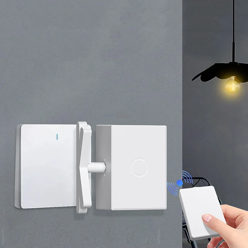 No-Wires Light Switch, Remote Control and Automated Button Pusher for Lazy Living.