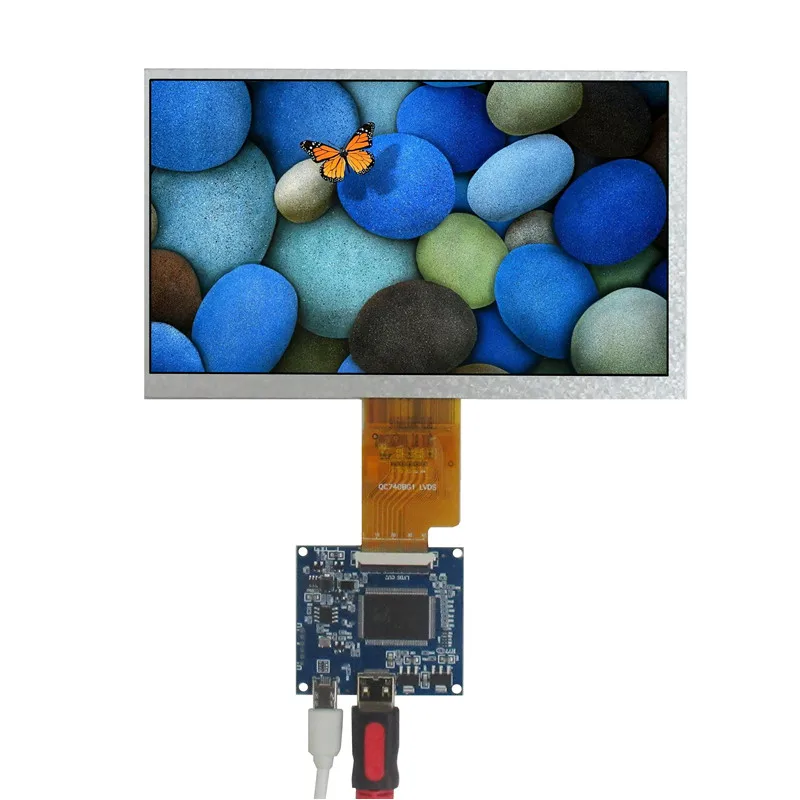 

7 Inch 1024*600 Screen Display LCD TFT Monitor Driver Control Board HDMI-Compatible For Lattepanda,Raspberry Pi Banana Pi