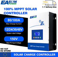 Easun Mppt Solar Charger Controller 80A 60A 40A 30A 20A Charger 12V 24V 36V 48V Support Lifepo4 acid Lead Battery