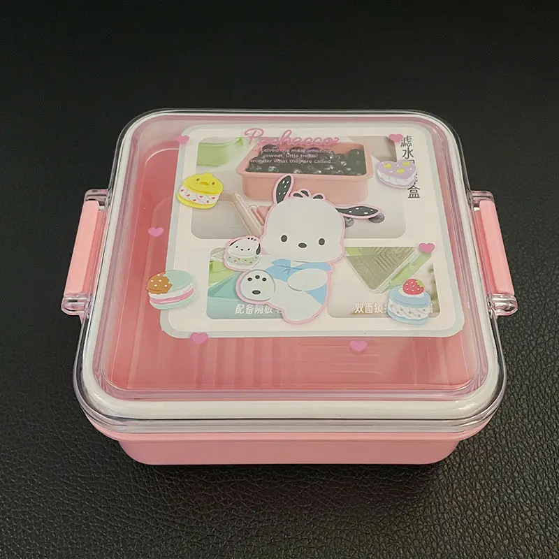 MINISO Sanrio cinnamoroll Pochacco water filter fresh-keeping box sealed portable tableware fruit storage box plastic storage