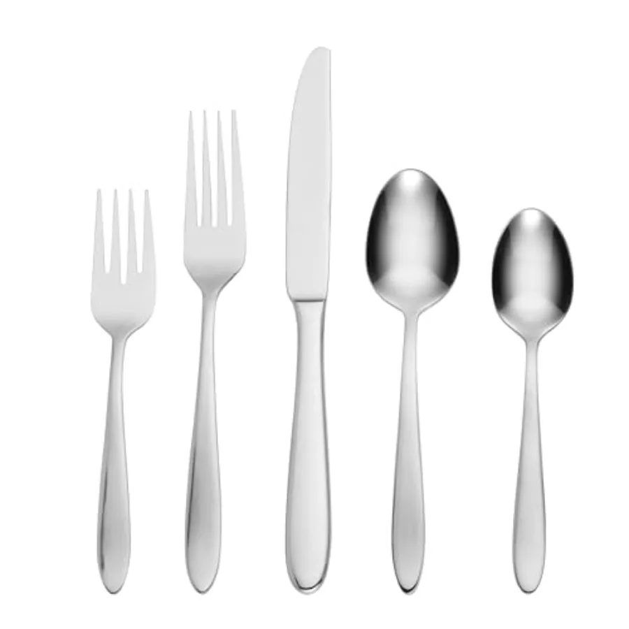 

Mooncrest 45 Piece Everyday Flatware Set, Service For 8
