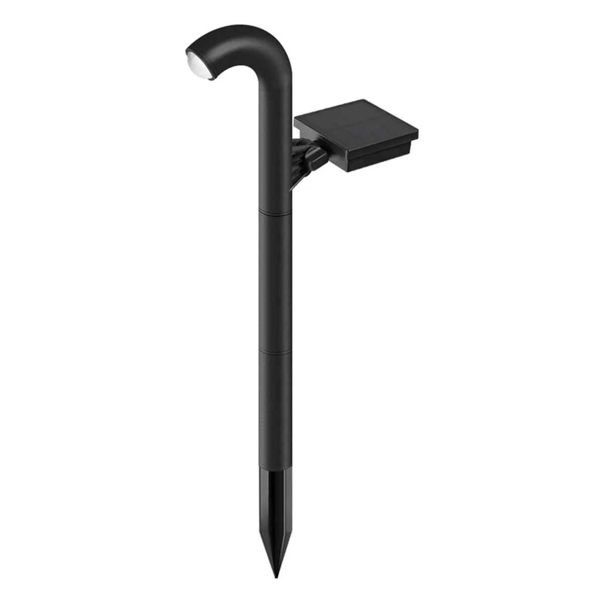 

AB51 Solar Outdoor Road Light Landscape Light Garden Courtyard Aisle Spotlight Curved Waterproof Sidewalk Pile Light 1PCS