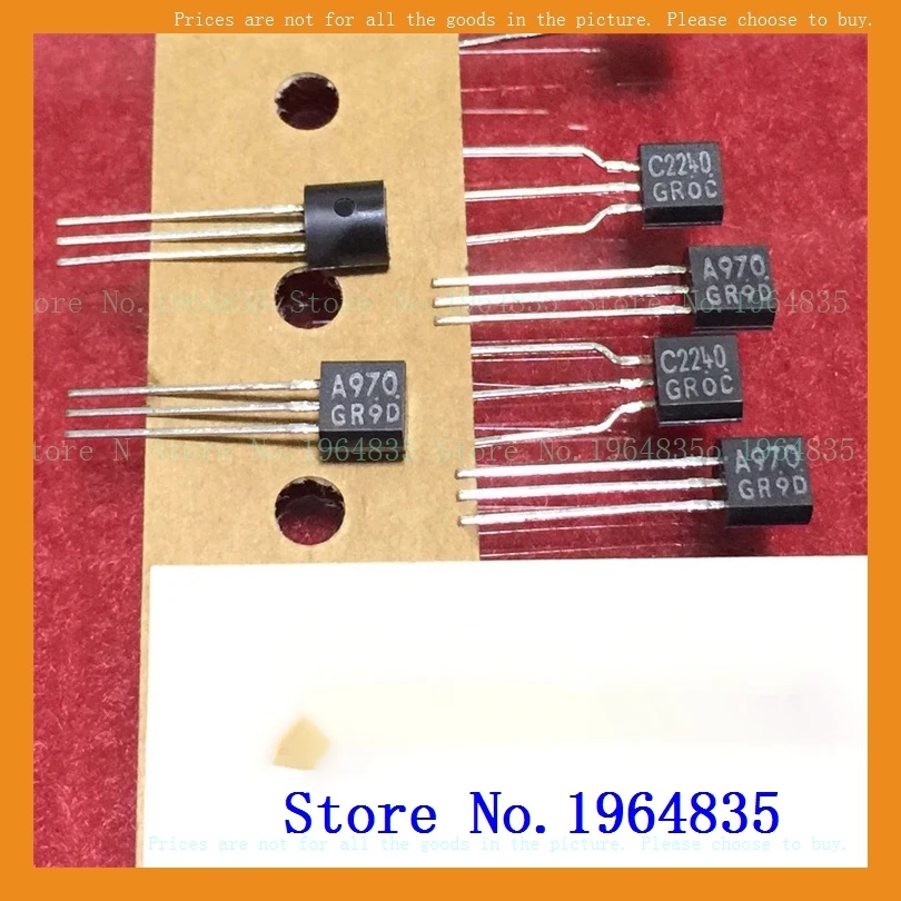 2pcs/lot=a pair 2SC2240 2SA970 C2240 A970