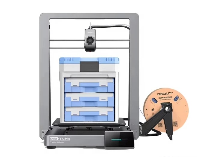 Creality Ender 3 V3 Plus 3D Printer  Large Size Model High Speed Max 600mm/s Dual Motor Triangle Home Printer