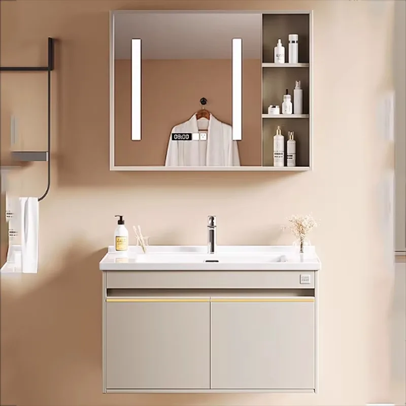 Internal Toilet Bathroom Cabinet Organizer Washroom Luxury Shelf Bathroom Cabinet Vanity Sink Armoire Salle De Bain Furniture