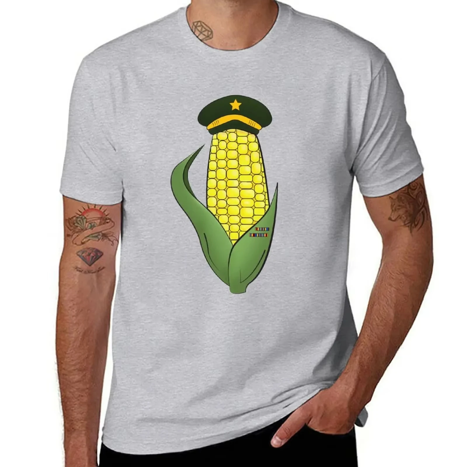 2026 New Colonel of Corn T-Shi - Street Fashion Essentials ulasan dan harga