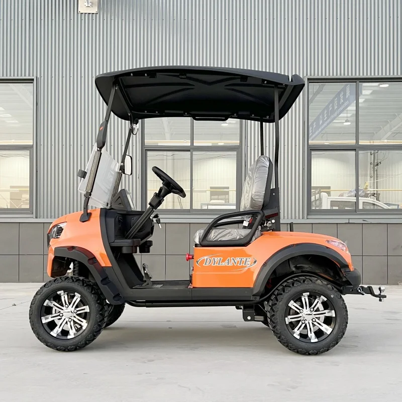 High Quality Club Car 2 Seats Electric Golf Buggy 5000w Motor Off Road Golf Cart with Storage Box 48V Electric Golf Cart