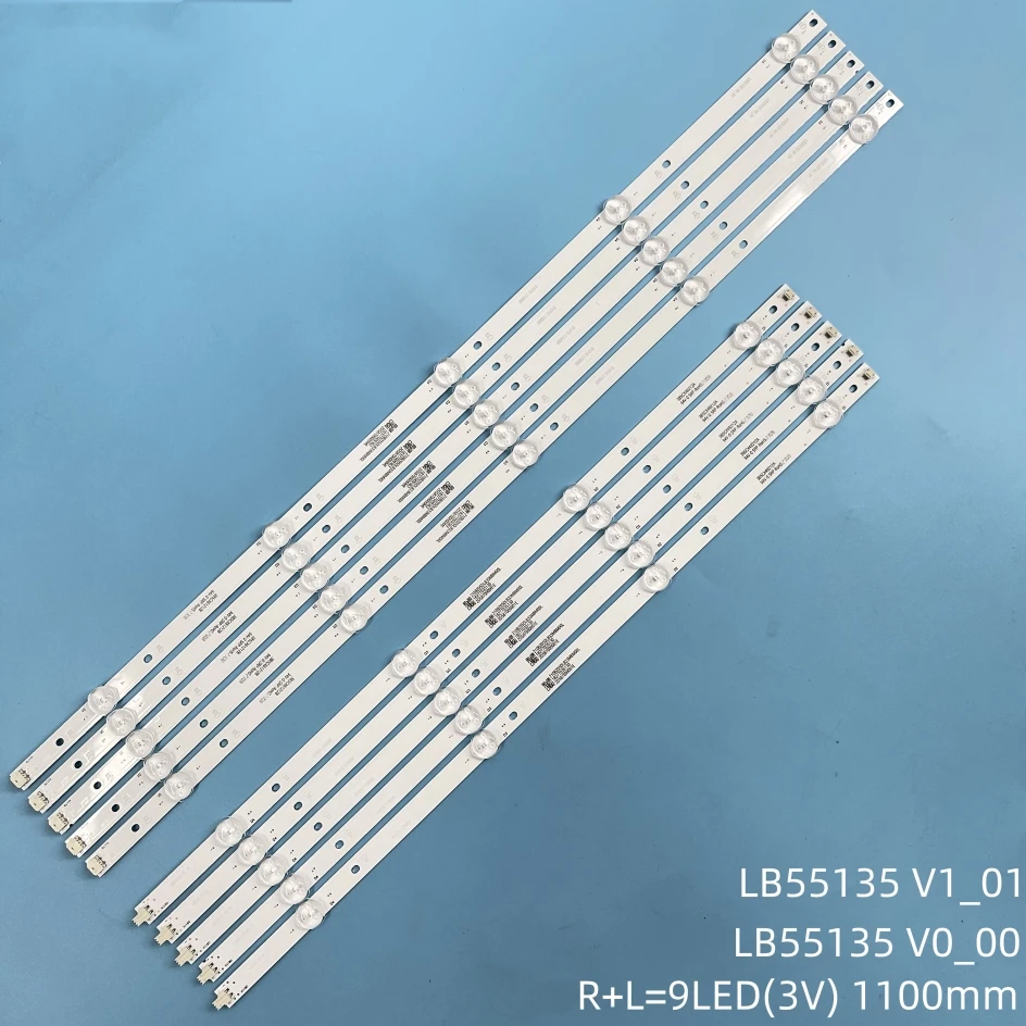 Tira de LED para iluminación trasera de TV LG, para modelos LB55135, NS-55DF710NA19 (L), lbm550m0501-PJ-4 (R), E4sw5518rku, 55UN70006LA, 55BB00-CKD