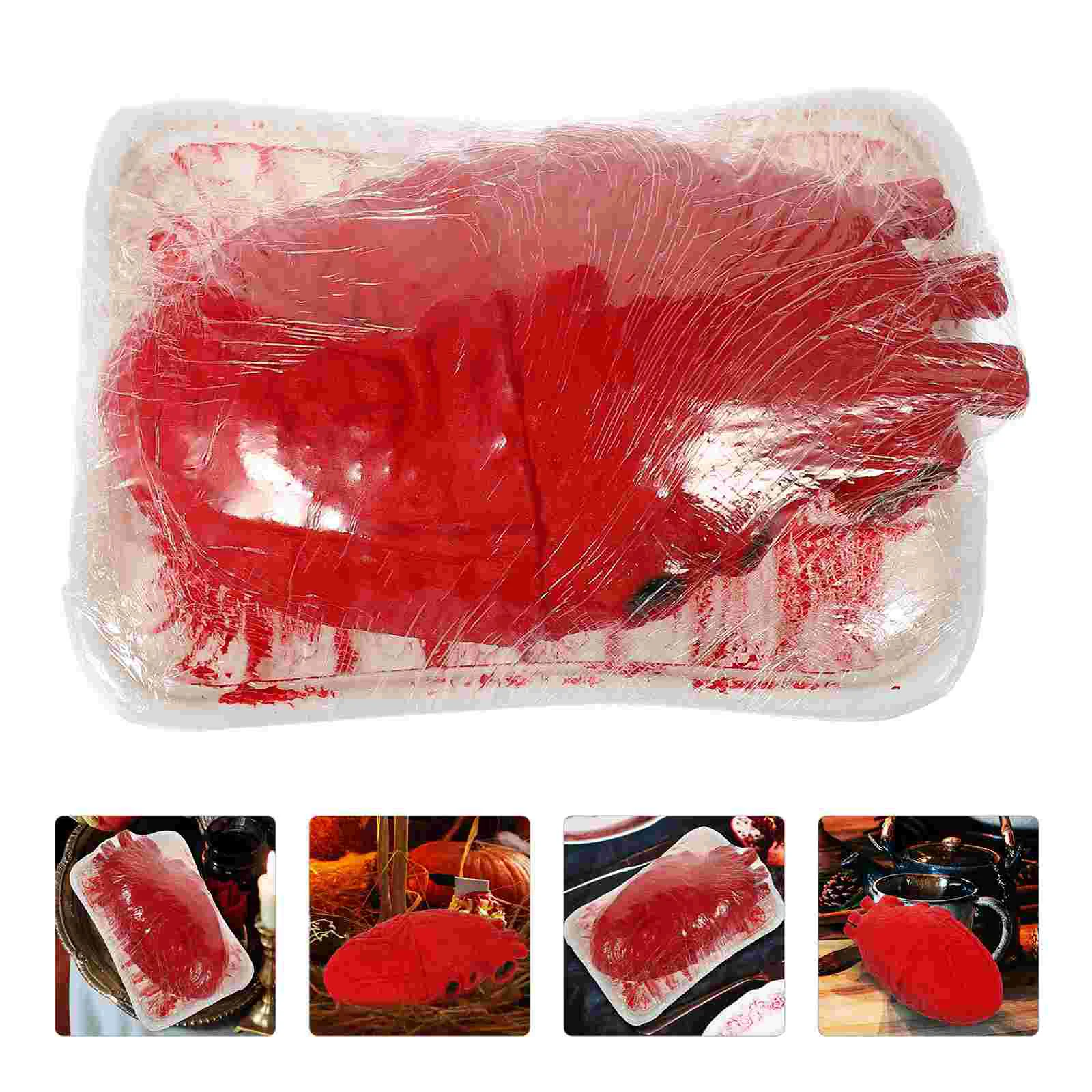 Organ Props Party Horror Toy Plastic Body Decor Portable Toys Festival Fake Heart Halloween