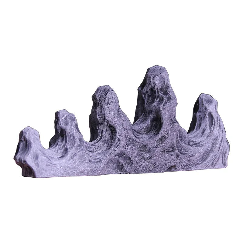 

Handmade, engraving, seeing green mountains, pen holder, creativity, pen holder, brush holder, natural, rough stone