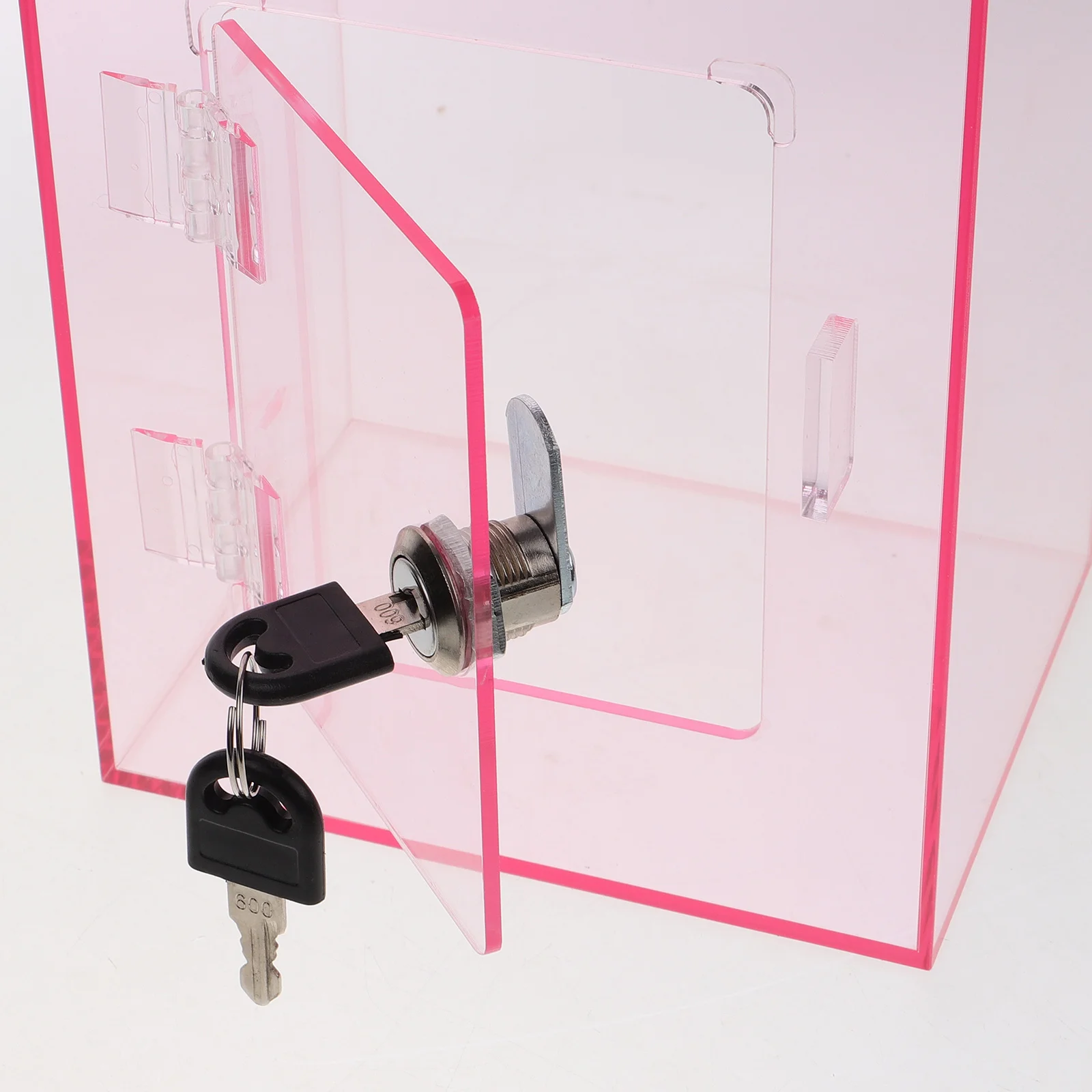 Pumping Tip Box Clear Window Mailbox Donation Boxes for Fundraising Letter Post Container