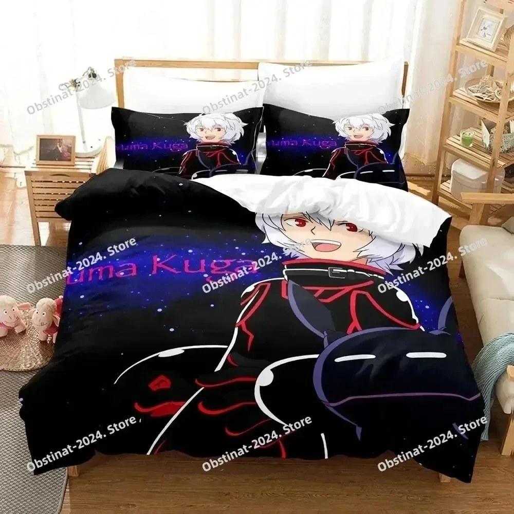 Anime Osamu Mikumo World Trigger Bedding Set Printed single Comforter Quilt Bed Cover Pillow Case 3 Pieces Sets Kids Adult Size