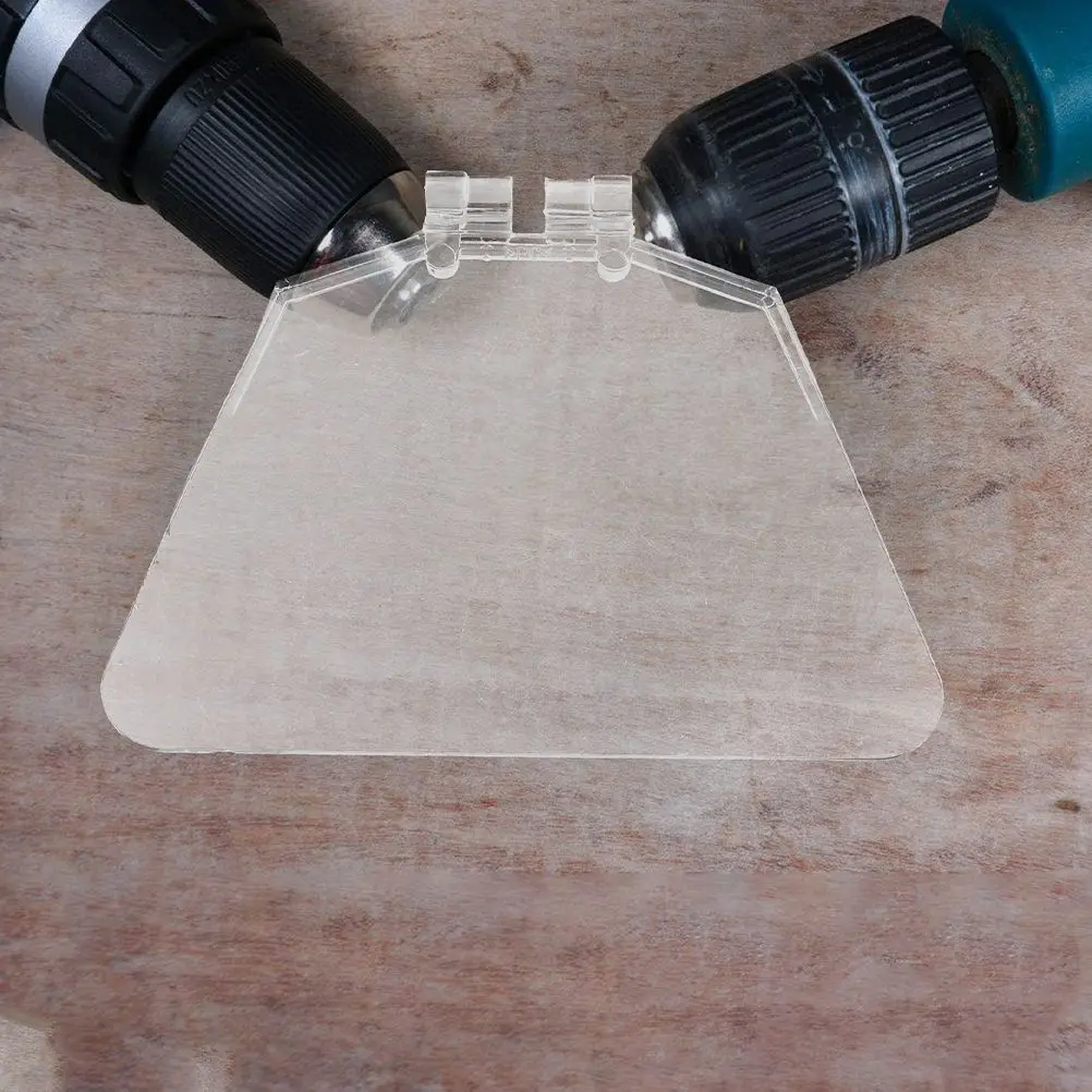 2 Pcs Bench Grinder Guard Shield Protective Glasses Dustproof Eye Shield Assembly Plastic Protector Accessories Grinding Tools