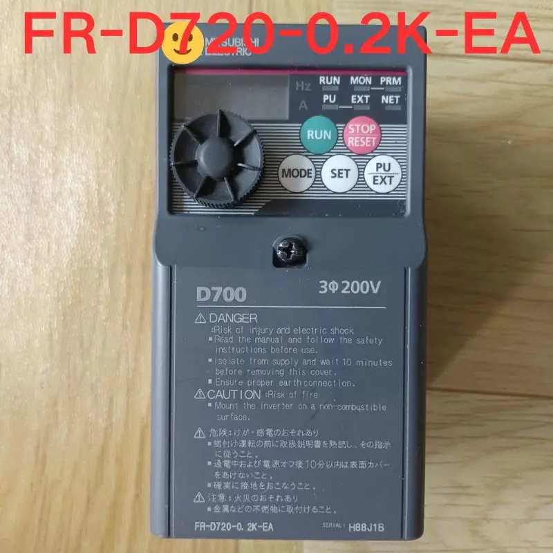 

Second-hand test OK,frequency converter FR-D720-0.2K-EA