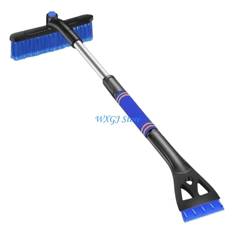 

37JE ABS Ice Scraper Snow Brush Combination Extendable Handle For Car Windshield Roof Snow