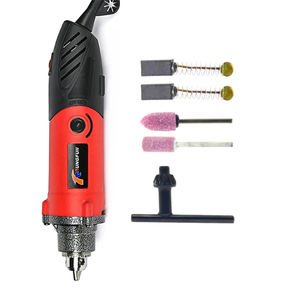 Electric Mini Drill Grinder Handheld Wood Carving Jade Polishing Carving Tools Micro Grinder Electric Pen