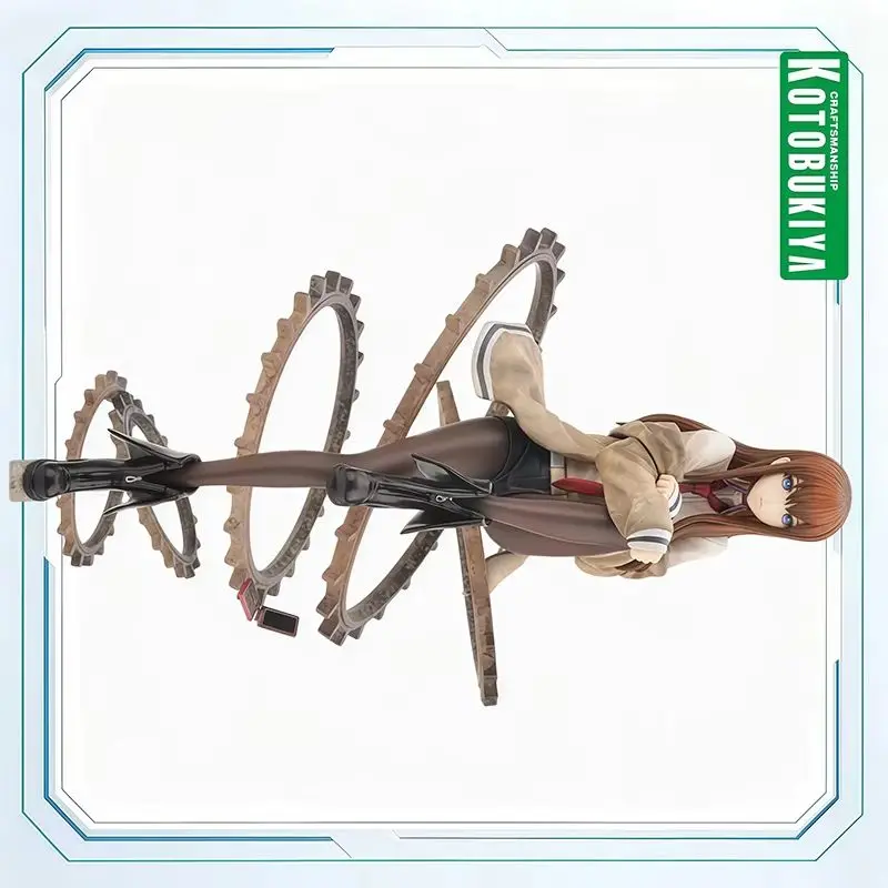 100% Original Kotobukiya Steins;Gate Makise Kurisu 1/8 Figure Anime Girl Collection Model Gift Decor For Home Desktop Display