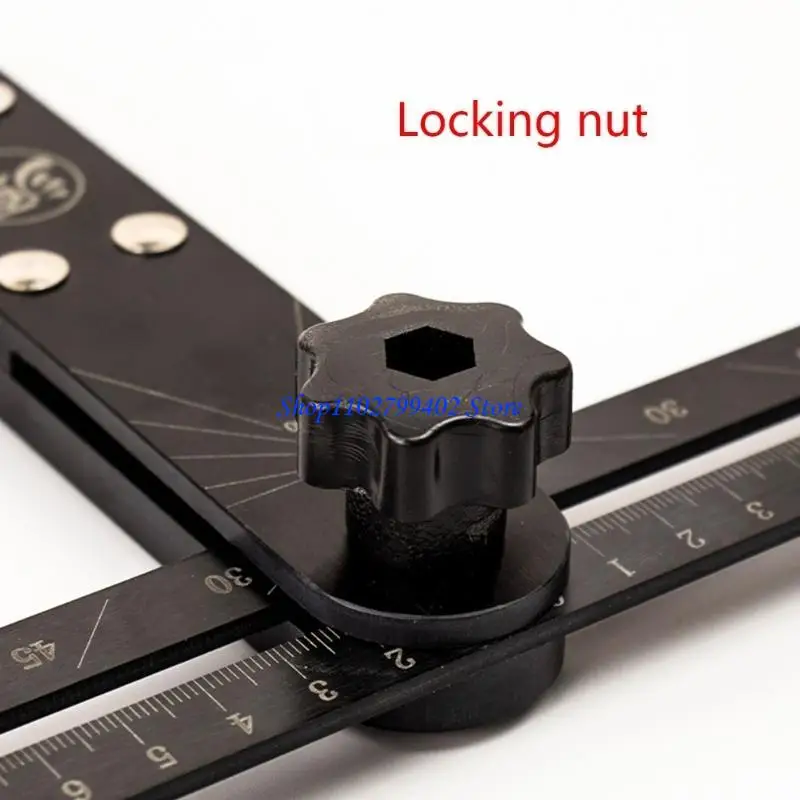 547F Ruler-Gauge T-square Woodworkers DIY Accessories Parallel-Line Marker General-Tools Protractor-Inclinometer