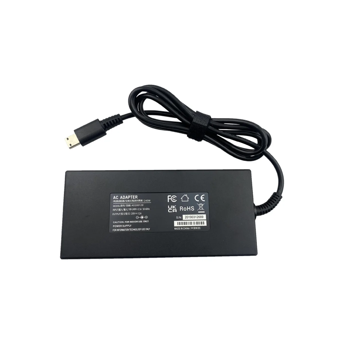 New Genuine DELTA ADP-240EB D 20V 12A 240W AC Adapter For MSI GP76 GP66 GE76 GE66 Laptop Power Supply Charger