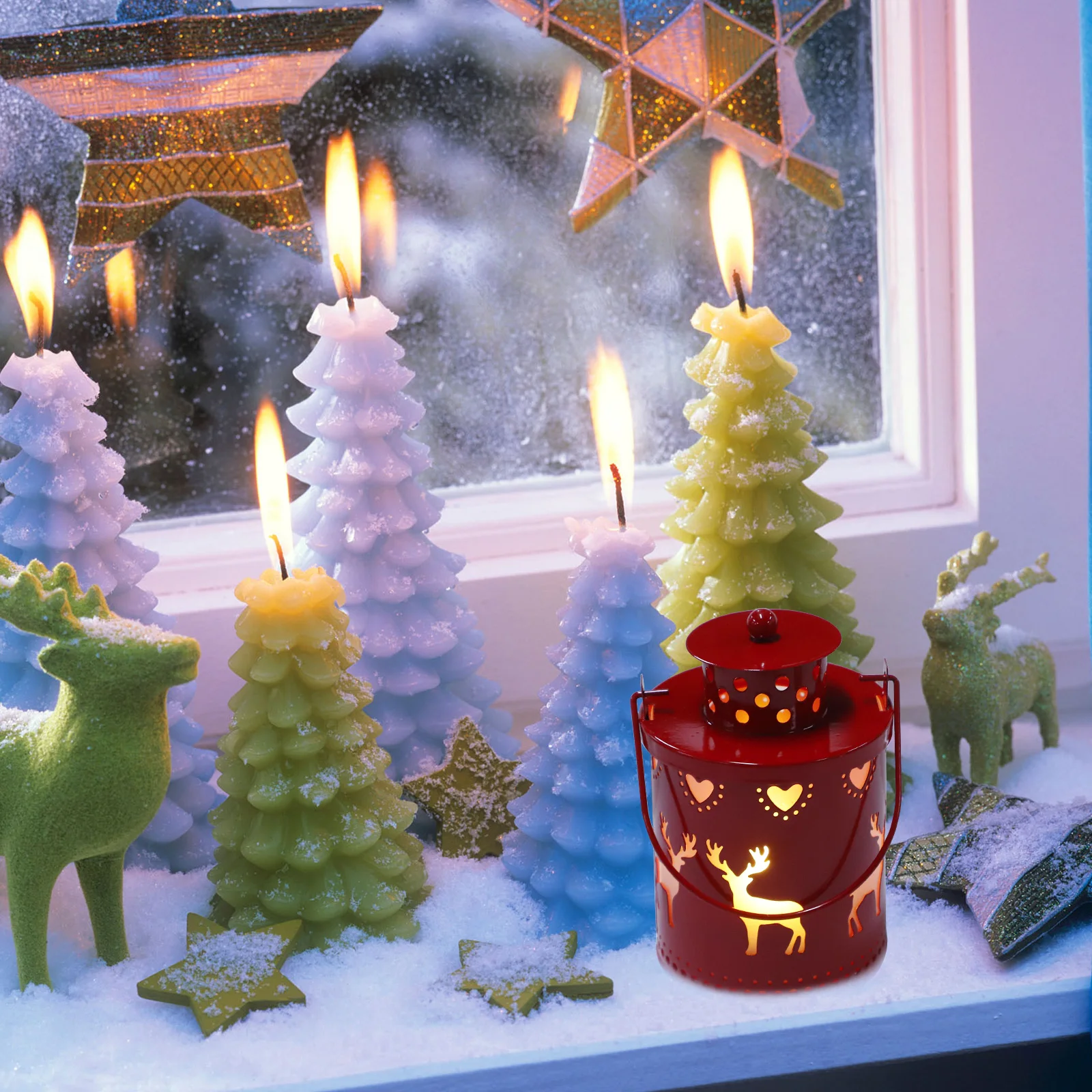 

LED Wind Lanterns Christmas Powered Decorative Hanging Lights Home Wedding Festive Holiday Centerpieces Indoor