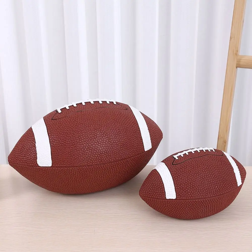 Tanque de ahorro de monedas de fútbol de Rugby creativo, tanque de dinero de Rugby de fútbol americano de gran capacidad, caja de almacenamiento INS bonita para niños y adultos