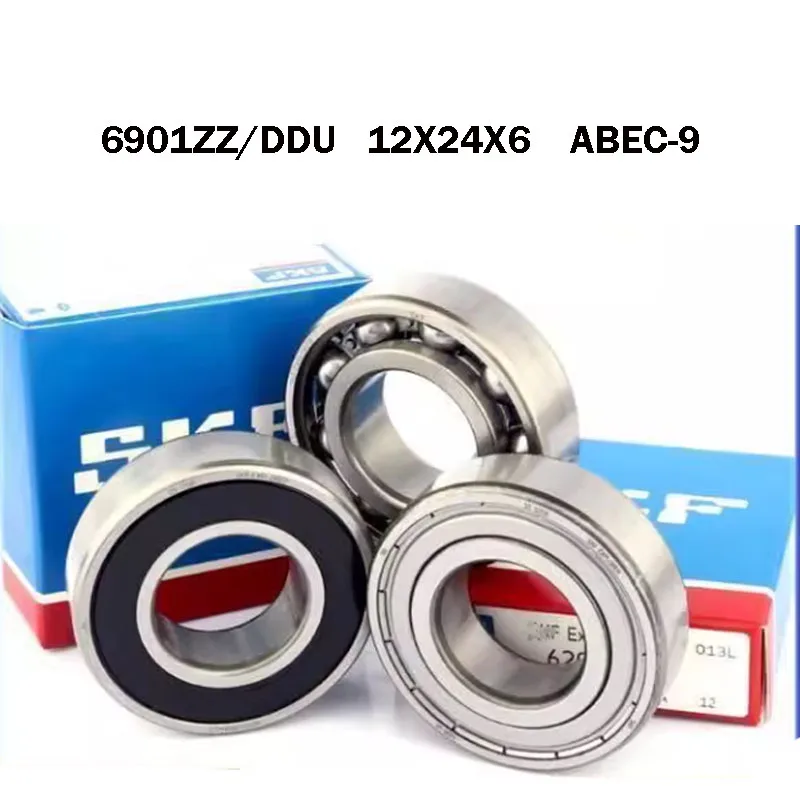 

5PCS оригинальные подшипники SEDWEN SKF 6901Z 12X24X6MM ABEC-9 61901 6901ZZ 6901ZZ 6901DDU ZZ DDU VV -2Z -2RS шаровые подшипники глубокой канавки