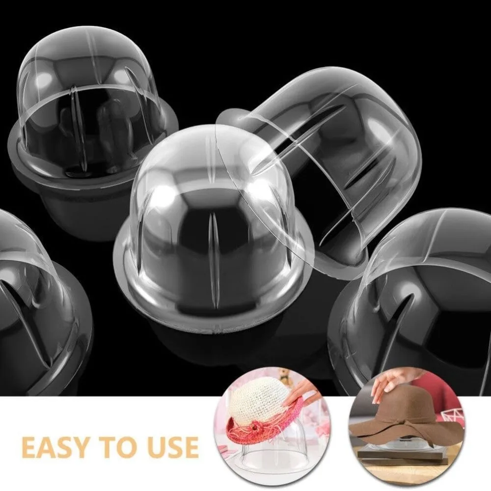 High Quality PVC Bucket Hat Stand Transparent Not Easily Deformed Hat Support Hat Holder For Hat Display and Storage